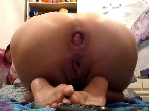 Big Ass Latin Wife Penetration Monster Ball In Her Gaping Asshol