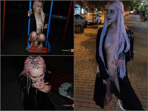 Anal Dildo Whore - Forest Whore night naked walk, licking public toilet and public fetishes â€“  Premium user Request â€“ anal stretching, anal insertion download free  fisting at our extreme porn hub
