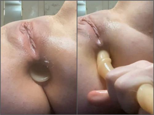 Amateur Ass Dildo - Closeup amateur porn video with many dildos anal play with girl â€“ FullHD  porn, closeup download free fisting at our extreme porn hub