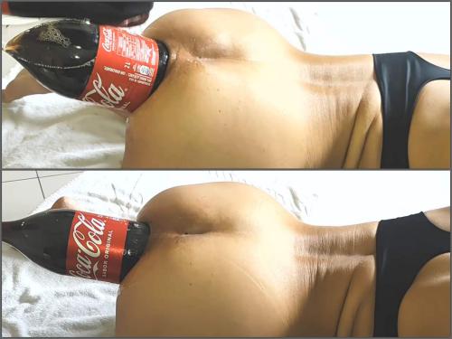 Big ass latina gets 2L coca-cola bottle deep anal penetration â€“ anal  insertion, bottle insertion download free fisting at our extreme porn hub